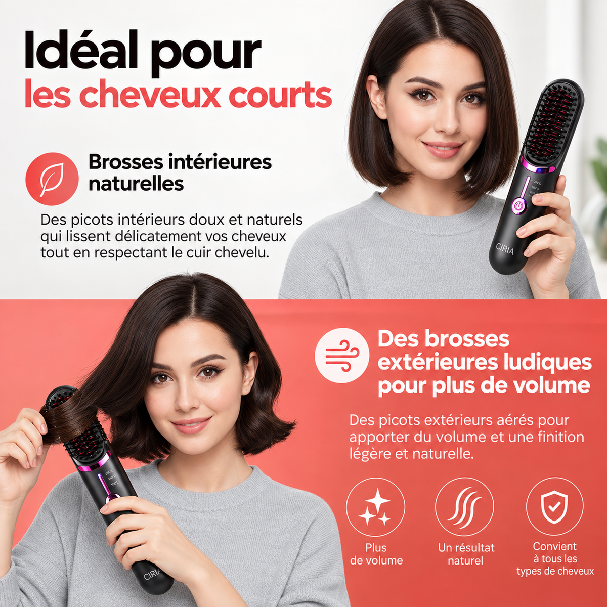 Brosse Lissante Sans Fil