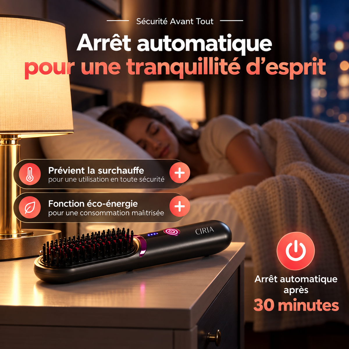 Brosse Lissante Sans Fil
