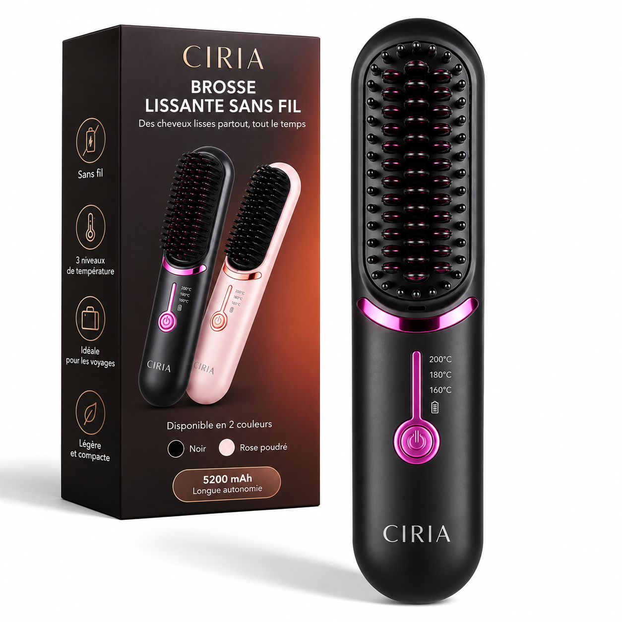 Brosse Lissante Sans Fil