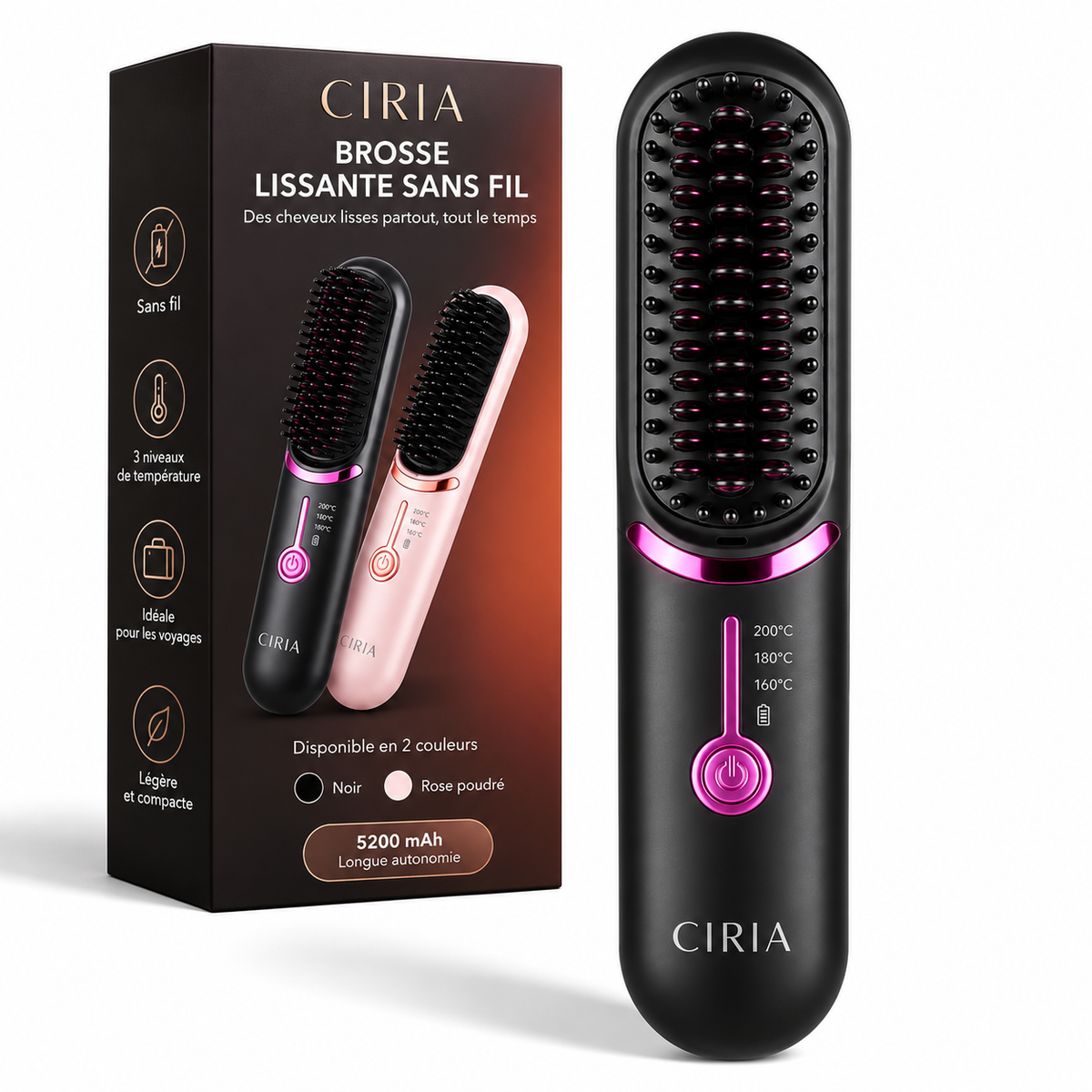 Brosse Lissante Sans Fil