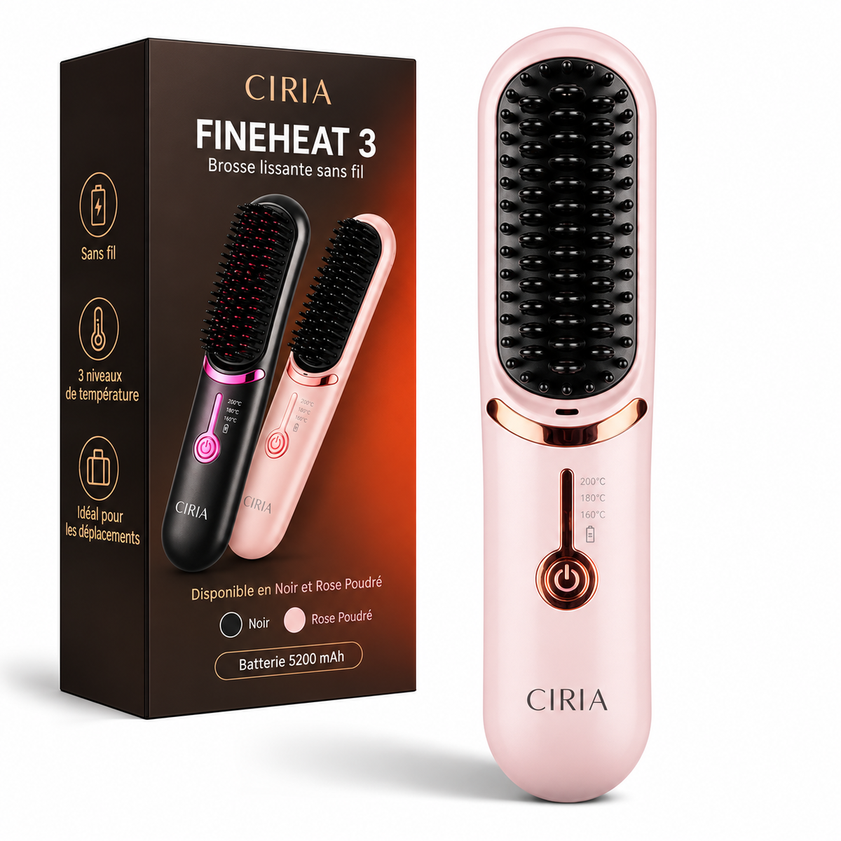 Brosse Lissante Sans Fil
